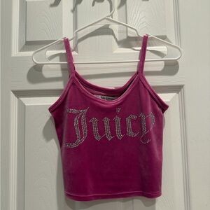 Juicy Couture Electric Violet Top with Rhinestones